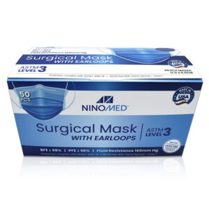 ASTM Level 3 Earloop Surgical Masks, Made in USA.